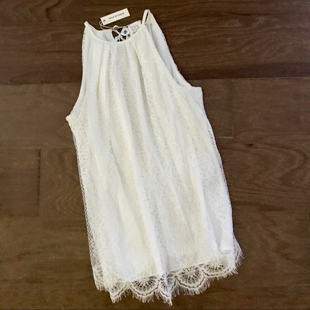 NWT Max Studio Lace Top